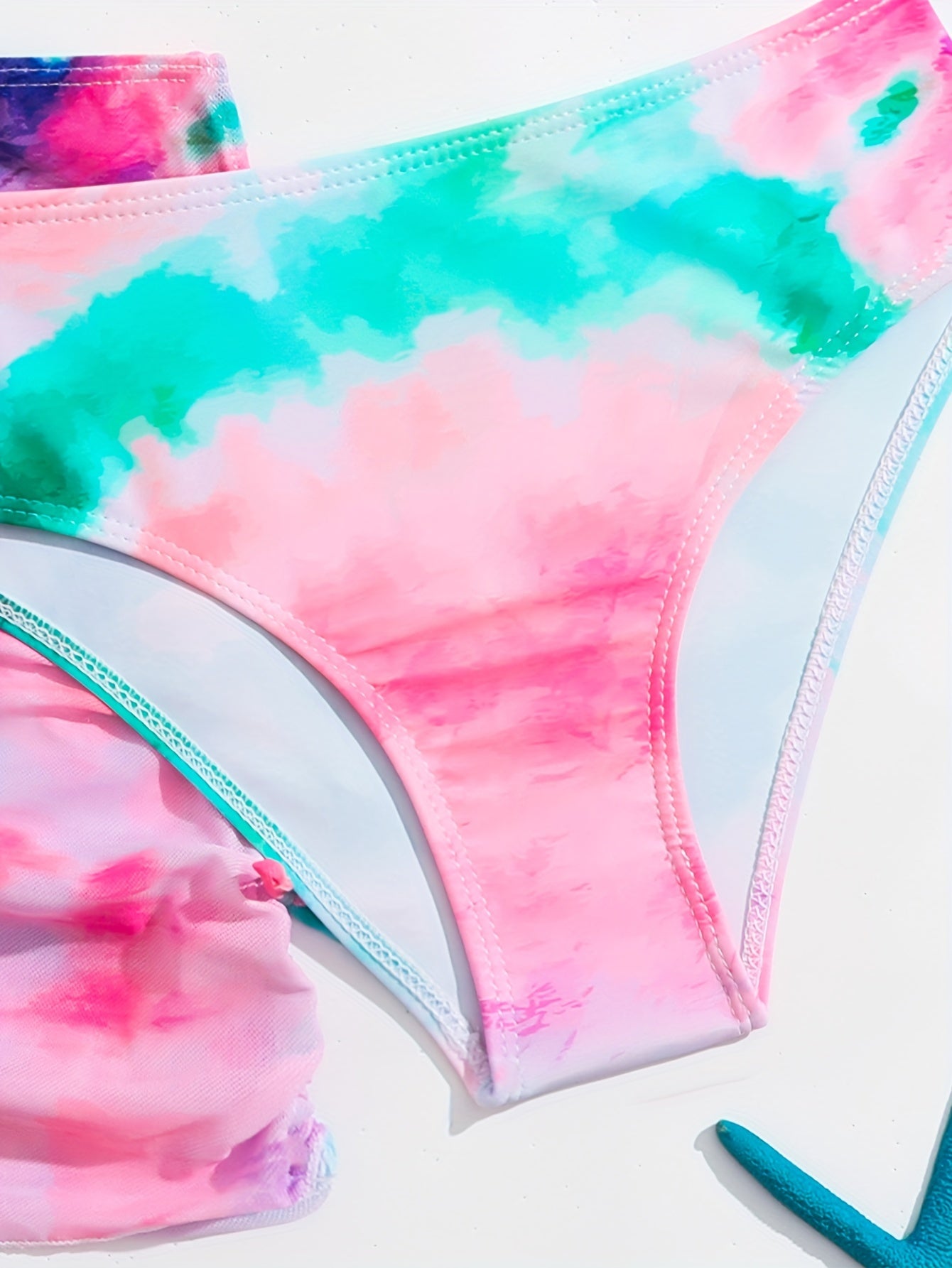 Girls Tie Dye Bikini Swimsuits Set