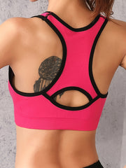 3pcs Racerback Sports Bras Push Up Bralette & Training Tank Bra