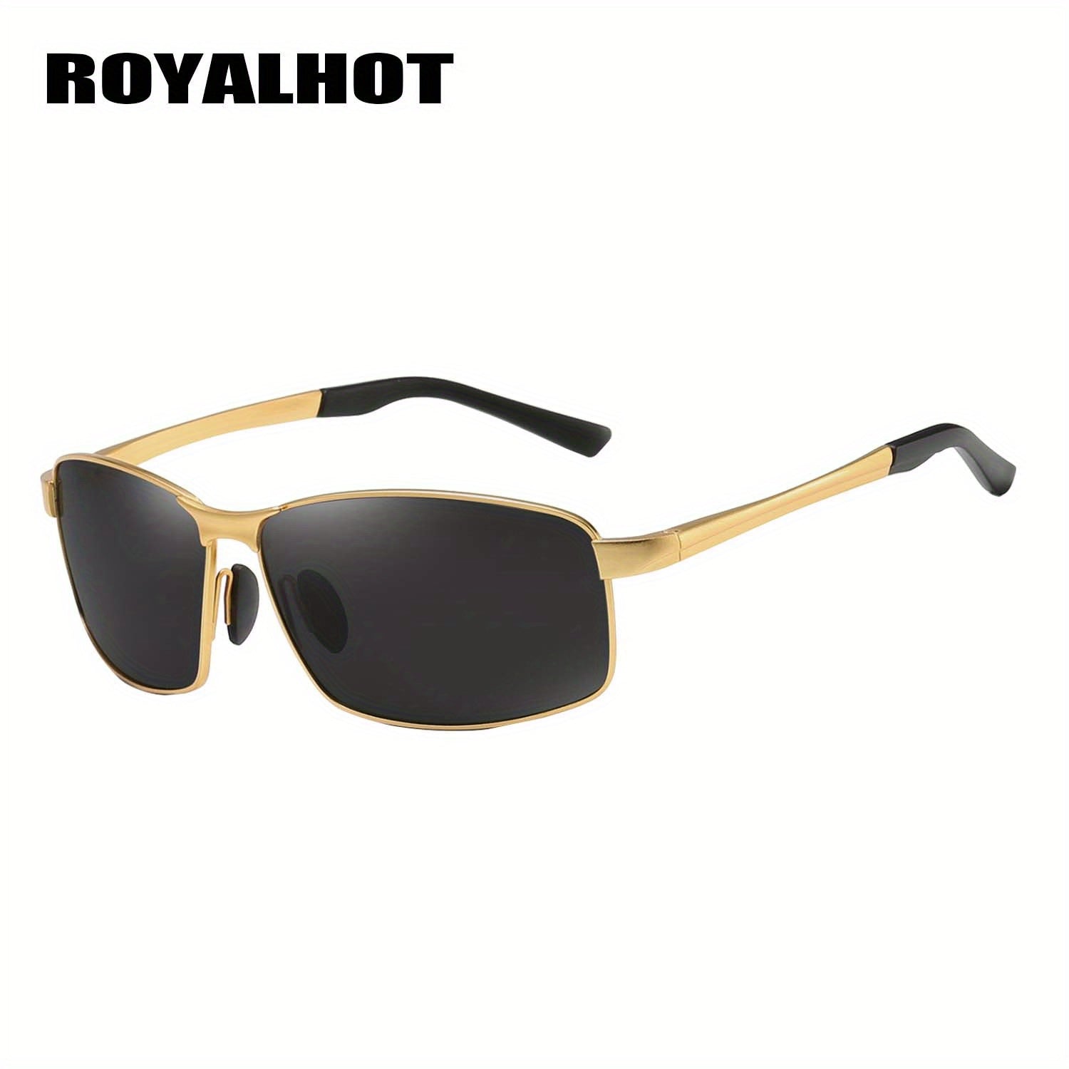 RoyalHot Polarized Rectangle Frame Sunglasses 70015