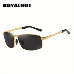 RoyalHot Polarized Rectangle Frame Sunglasses 70015