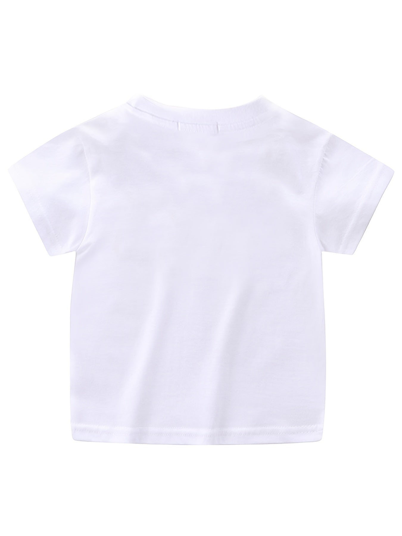 Boys Art Letter Print Tees Kids Short Sleeve T-shirt for Summer