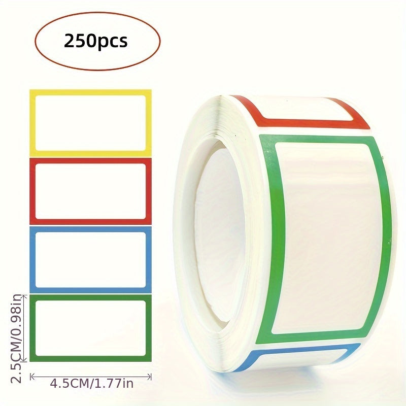 Self-Adhesive Large Label Stickers, Blank Handwritten Product Label Rolls