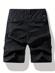 Men's Cargo Shorts Spring/Summer Plain Pocket Cotton