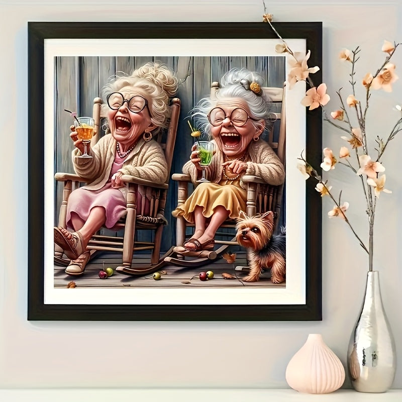 Grandma's Lazy Time Jigsaw Puzzle - Easy DIY