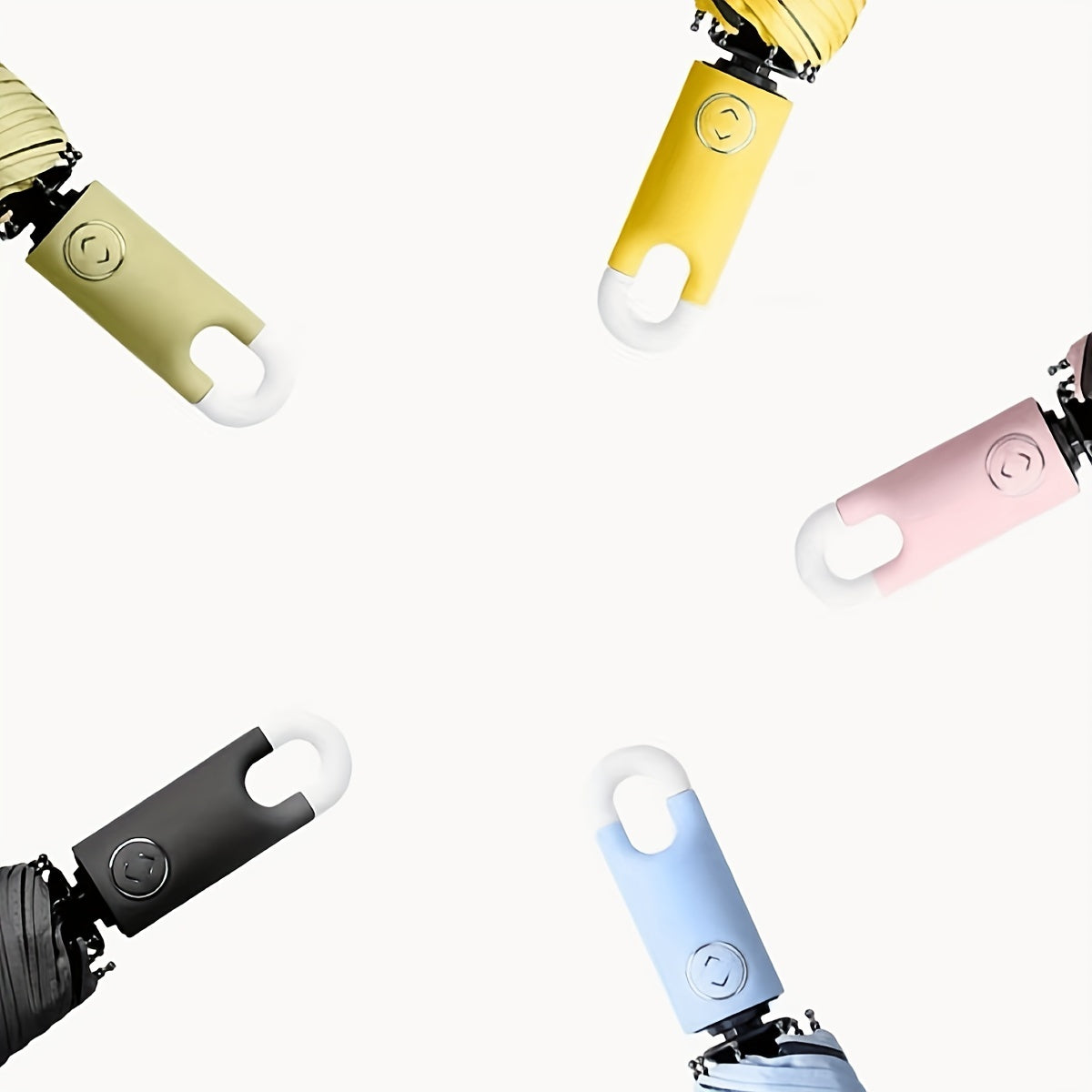 Folding Portable Waterproof Vinyl Automatic Umbrella