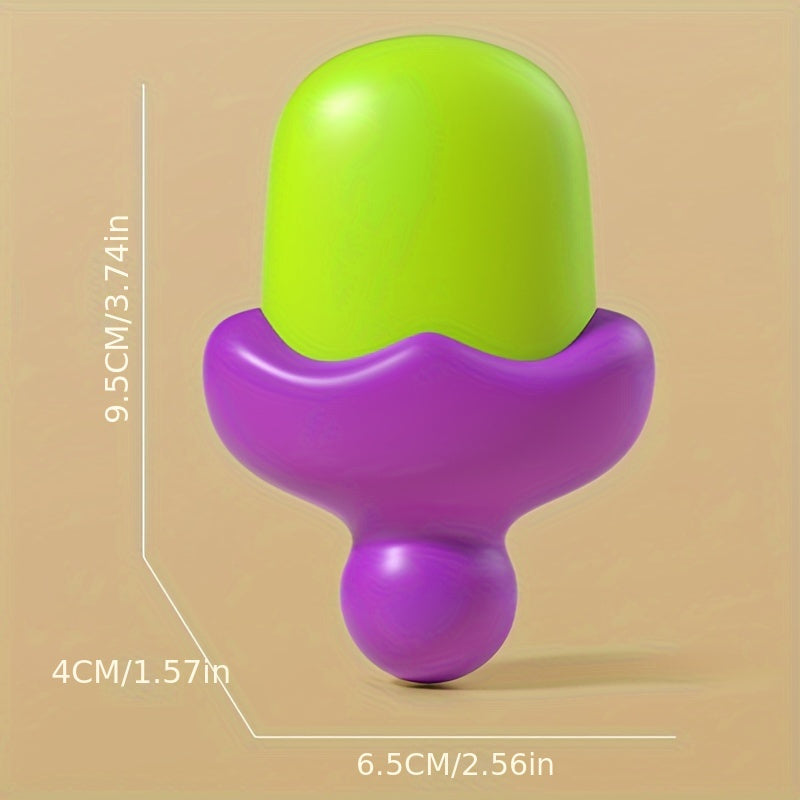 3D Printed Carrot Fidget Toy for Anxiety Relief - Funny Sensory Toy