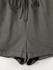Women's Drawstring Shorts with Pockets