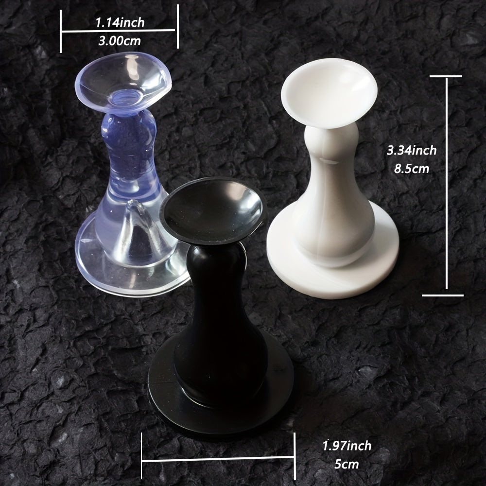 2pcs Plastic Magnetic Door Stopper Punching Anti Collision Mute Durable