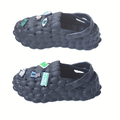 Men's Closed Toe Quick Drying Sandals with DIY Charms