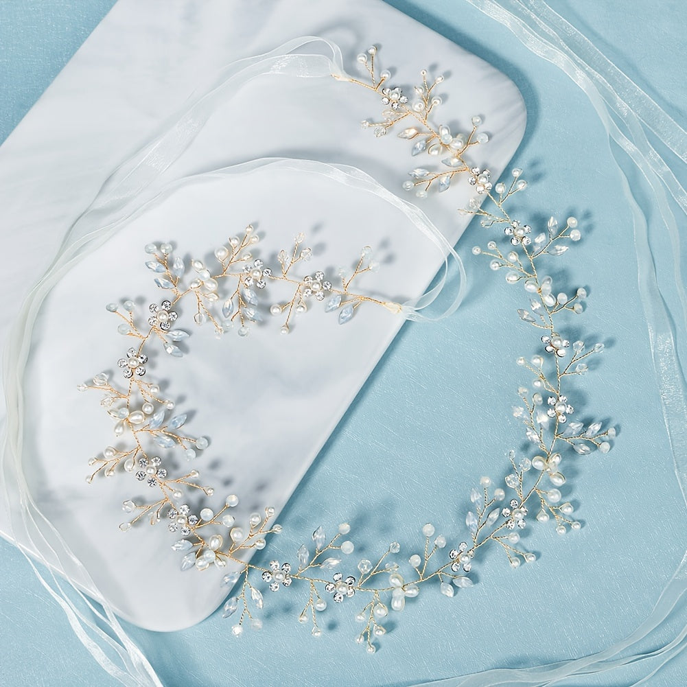 Bridal Belt Wedding Dress Decoration Faux Pearl Waist