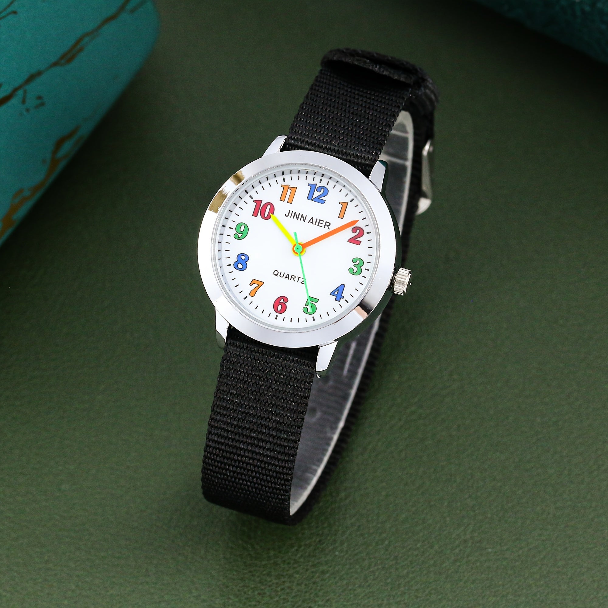 Colorful Digital Canvas Strap Watch for Men and Women Stylish