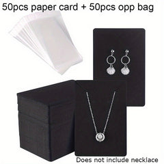 Earring Cards Jewelry Production Supplies 50 Earring Cards 50 Jewelry Packaging