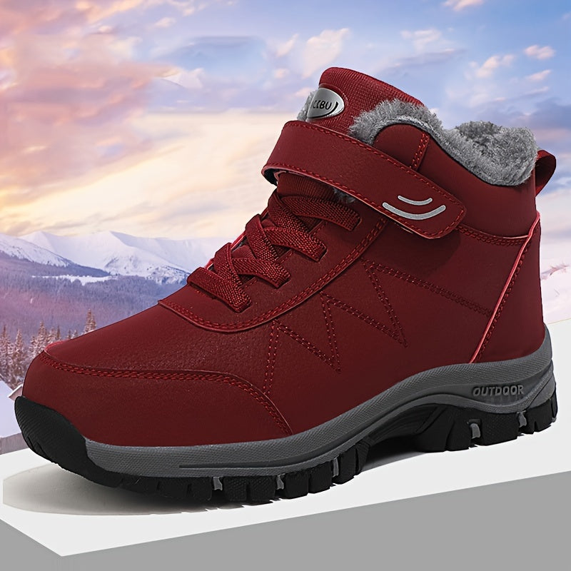 Men's Snow Boots Warm Fleece Outdoor Hiking