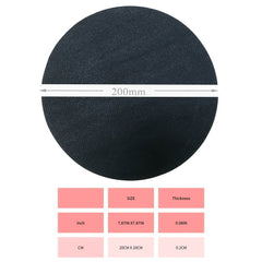 Rainbow Pine Trees Round Mouse Mat Non Slip Rubber Base Mousepad Small Size