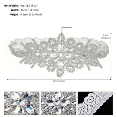 Bridal Wedding Leg Belt Jewelry Lace Elastic Sock Strap