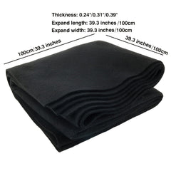 6mm-10mm Thick Carbon Felt Welding Blanket 1800 F Heat Resistant Mat