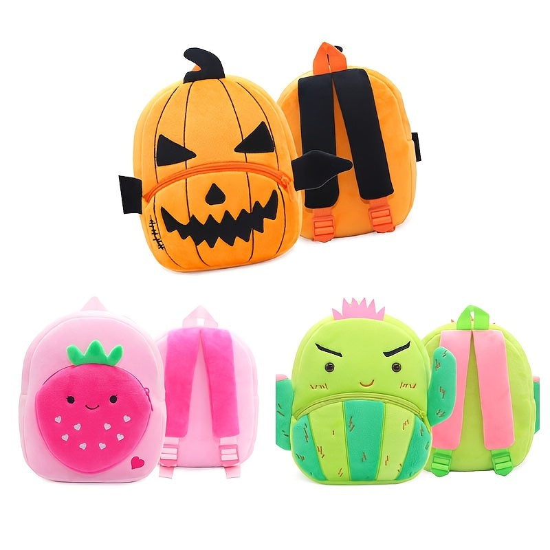 Fruit Style Plush Kid Backpack Schoolbag