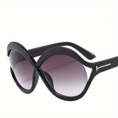 Oversized Round Sunglasses UV400 Sun Shades For Summer Travel
