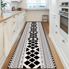 Nordic Minimalist Long Hallway Rug Kitchen Mat Absorbent Bath Mat
