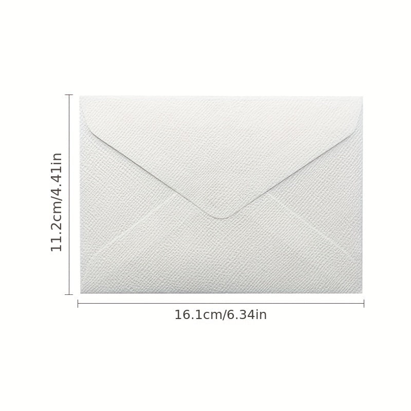 30PCS Vintage Woven Envelope Lovers' Confession Gift Postcard