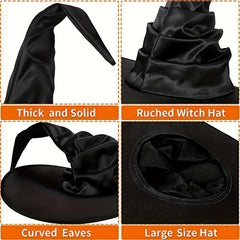 Halloween Witch Hat Men Women Party Supplies