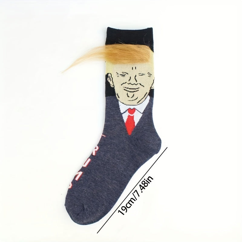 1 Pair Funny Cotton Sport Crew Socks