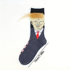 1 Pair Funny Cotton Sport Crew Socks