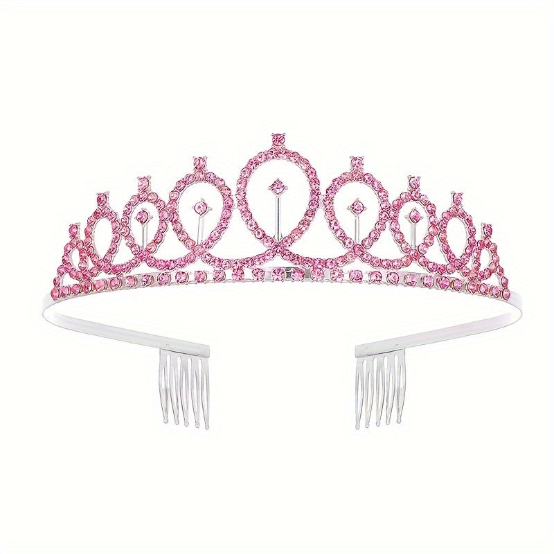 Princess Crown Hair Hoop Birthday Party Headdress Dance Accessories