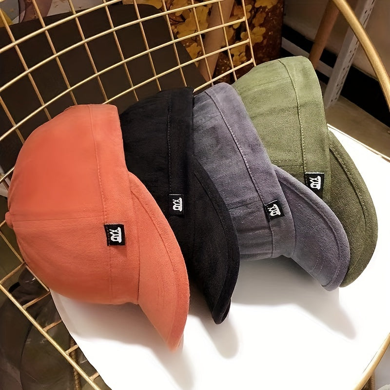 Short Brim Vintage Baseball Cap Classic Solid Dad Hat Lightweight Adjustable Sun