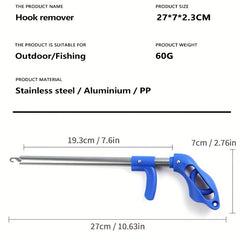 3pcs Aluminum Alloy Hook Extractor Stainless Steel Fishing Pliers Set