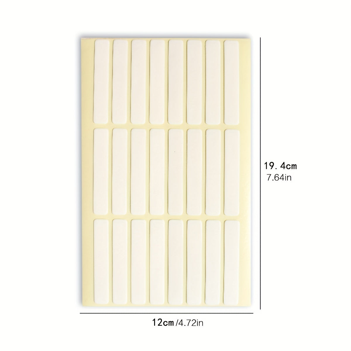 Double Sided Adhesive Nail Stickers Tape - 24 Stickers Set