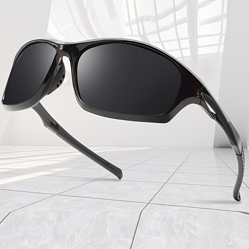 Square Polarized Sunglasses For Outdoor, Men&Women's Casual Eyewear