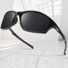 Square Polarized Sunglasses For Outdoor, Men&Women's Casual Eyewear