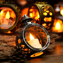 Retro LED Candle Light for Outdoor Camping with 3 AG10 Batteries