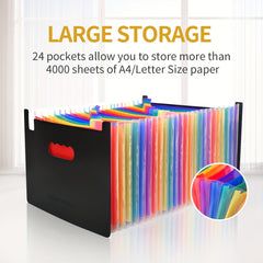 24 grid Expanding File Folder Organizer