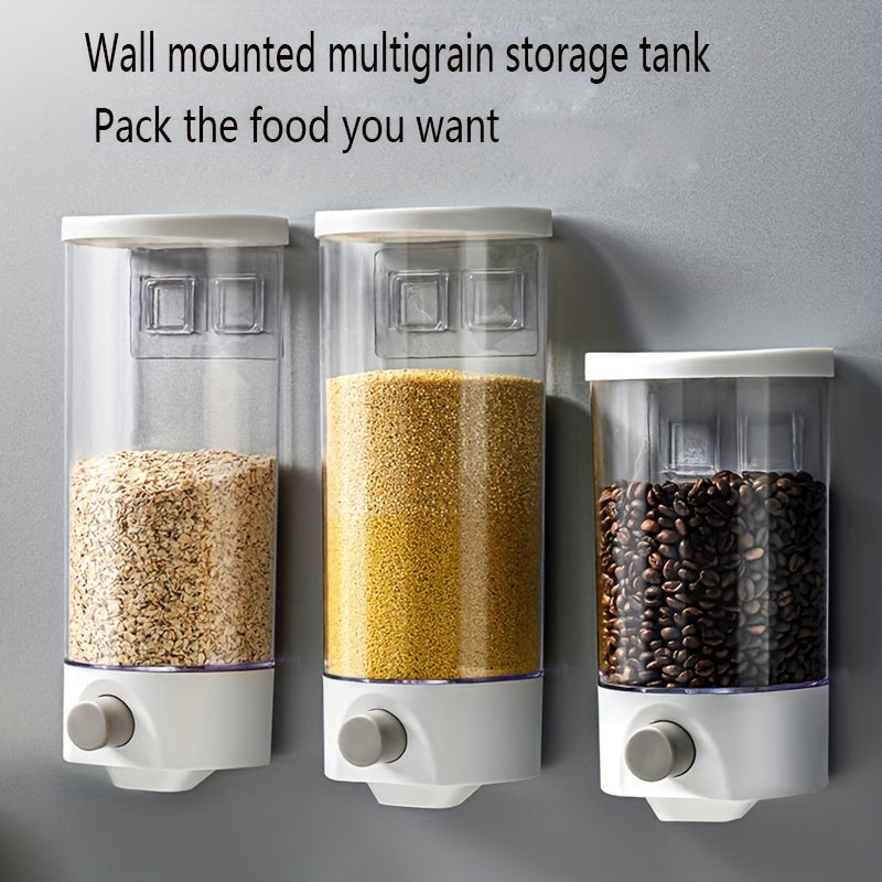 Wall-Mounted Grocery Jar Transparent Snack Storage Sealed Jar
