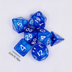 7-Piece Pearl Grain Polyhedral Dice Set