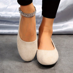 Women's Soft Sole Flat Shoes Casual Slip On Outdoor Shoes