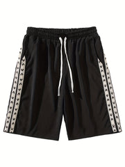 Men's Basic Drawstring Shorts With Pocket for Summer