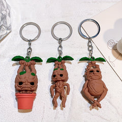 Chubby Mandrake Pendant Keychain 5.08 cm Halloween Party Gift