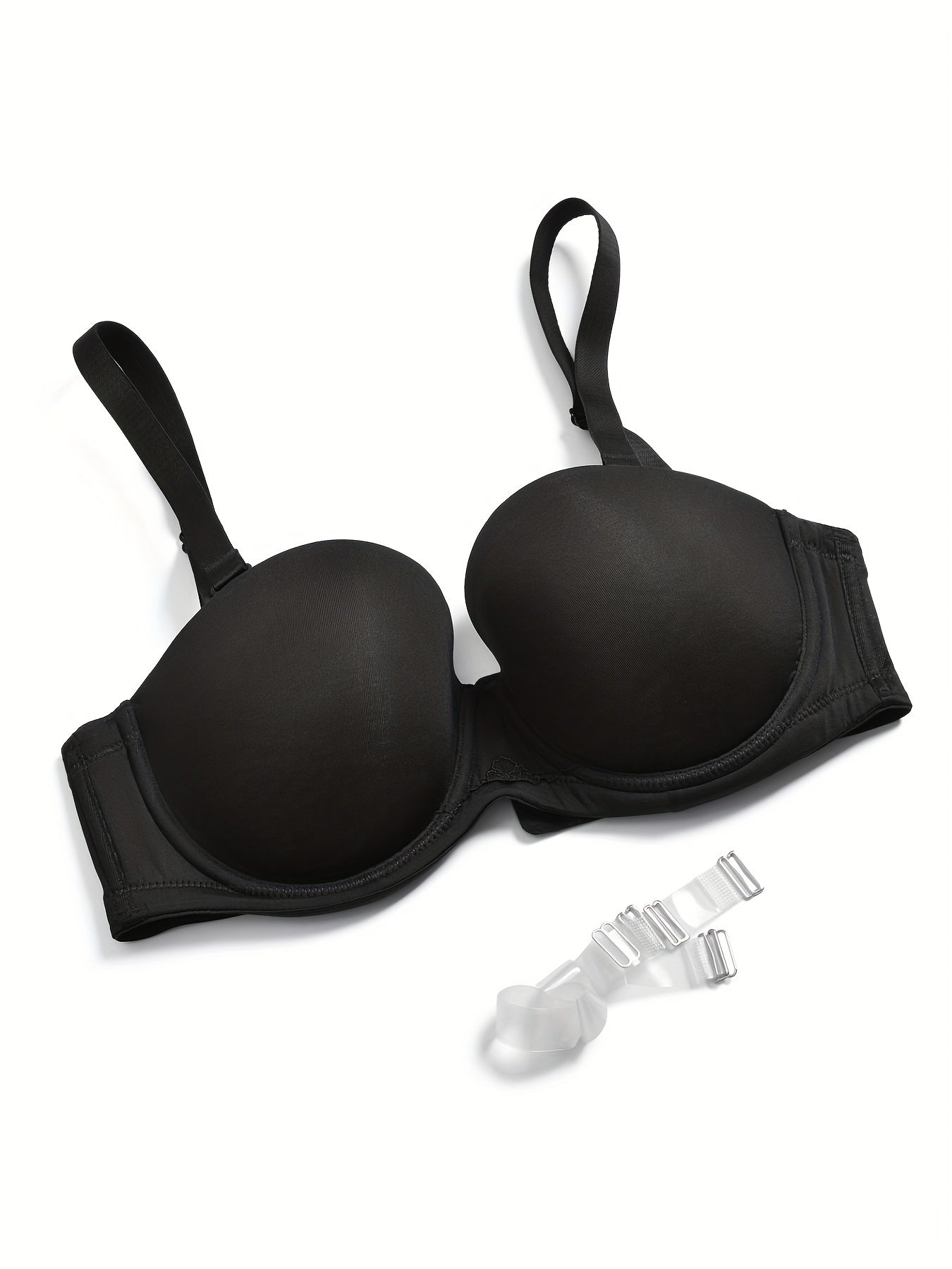 Women's Plus Solid Underwire Strapless Bra