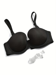 Women's Plus Solid Underwire Strapless Bra