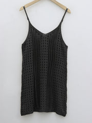 Beach Coverup Cami Dress Vacation V Neck Dress Women's Clothing