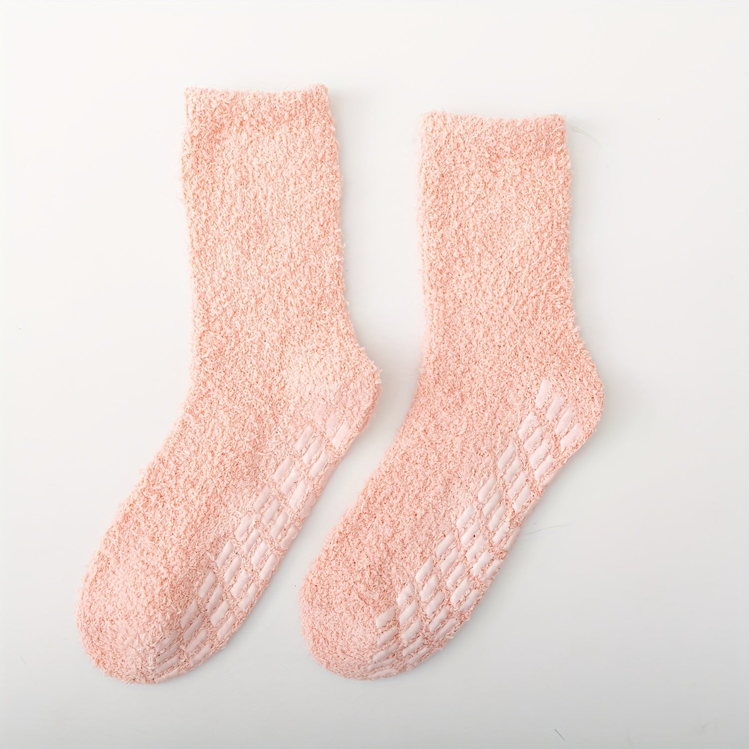 5 Pairs Cozy Fuzzy Socks Non slip Floor Stockings Women's Hosiery