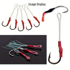 5m 196in 85in Red Braided Fishing Line 16 Strands PE Fishing Line