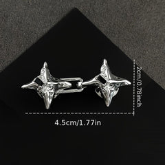 2pcs Adjustable Denim Waist Buttons Star Fit for Jeans & Men's Accessory