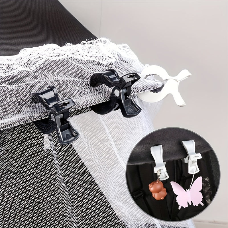2pcs Baby Stroller Clips Baby Stroller Mosquito Net Clip