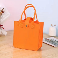 Cartoon Character Felt Tote Bag for Women