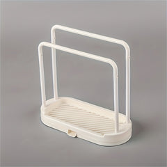 Kitchen Sponge Holder Dishcloth Hanger Sink Rack Tray Organizer Stand