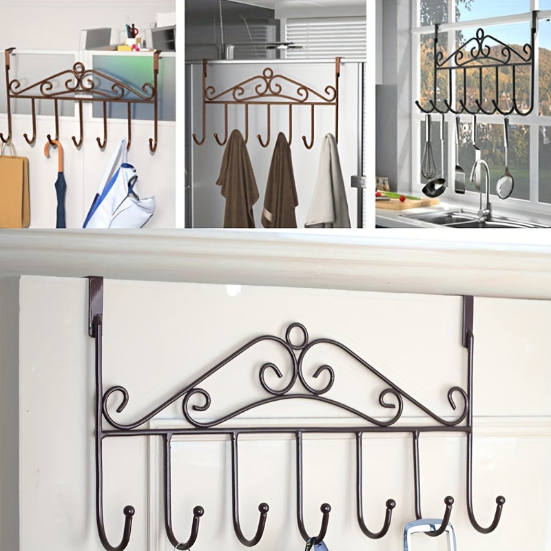 Over Door Hook Nail Clothes Hanger Door Back Clothes Hook Towel Rack Coat Rack